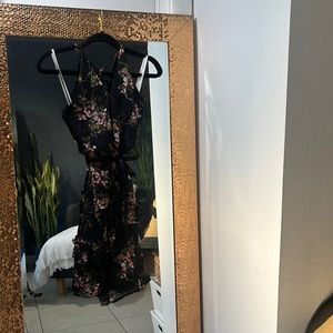 Floral Halter Dress By Foxiedox